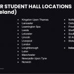 Student hall locations